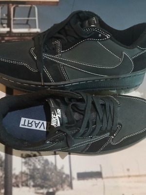 Sneakers black new, athletic style, size 45-45.5
