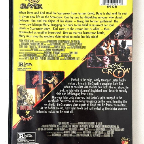 Scare Crow & Scare Crow Slayer DVD like new, English without subtitles