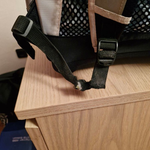 Used POLO school bag with 3 main compartments and insulated material