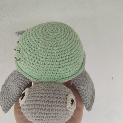 Amigurumi turtle handmade, new, acrylic-cotton yarn