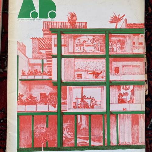 Architectural Design magazine collectible volumes like new 1973-1975