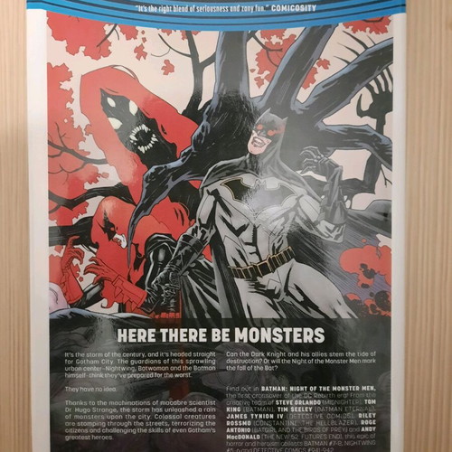 Batman Night of the Monster Men hardcover like new