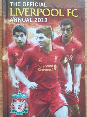 The Official Liverpool Fc Annual 2013 like new