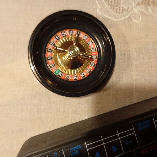 Travel board game like new with roulette, cards, chess, backgammon