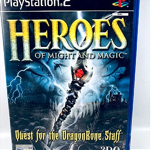 Heroes of Might and Magic Quest for the Dragonbone Staff PS2 PlayStation 2