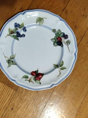 Πιάτο μικρό Villeroy & Boch Cottage καινούργιο με μοτίβο φρούτα
