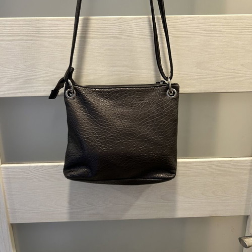 Rosetti shoulder bag used, dark brown eco leather