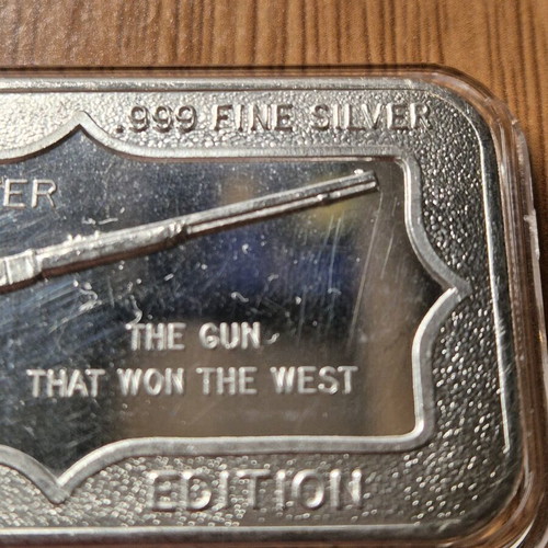 Winchester model 1873 fine silver ounce like new