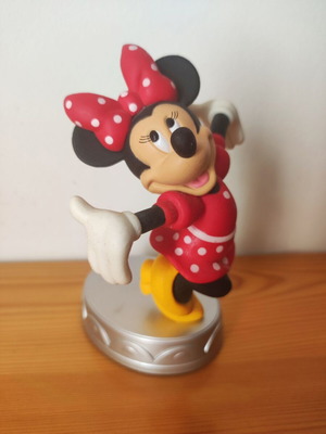 Disney 3D Collection Deagostini Minnie Mouse figurine with display base like new