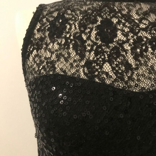 Dorothy Perkins mini dress with open back, new, size S, black