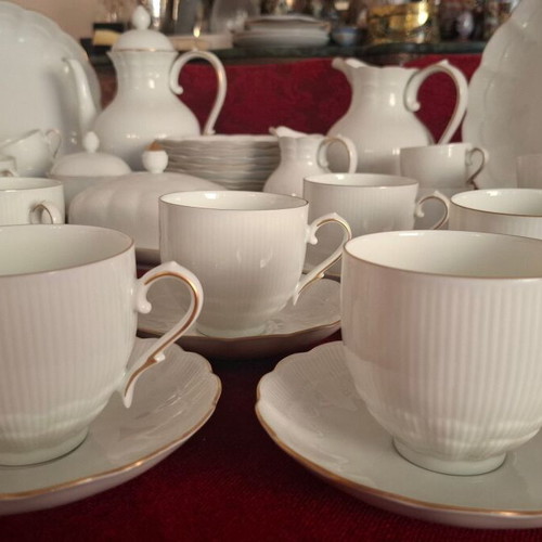 Kaiser West Germany Romantica Porcelain Tea Coffee Cake Set for 12, new