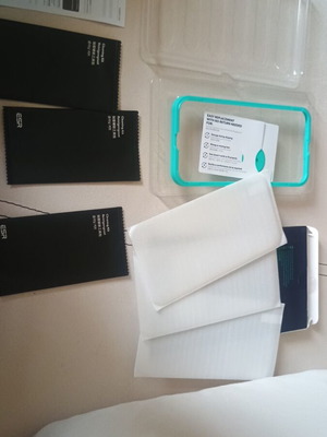ESR screen protector for iPhone 12 Pro Max like new, 3 pack