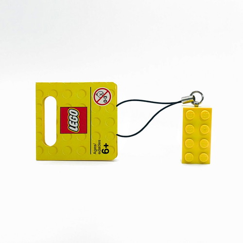 LEGO Strap yellow 2x4 brick keychain set 853252