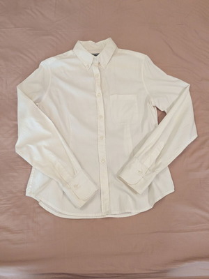 Polo Ralph Lauren White Cotton Button-Down Shirt like new, size M