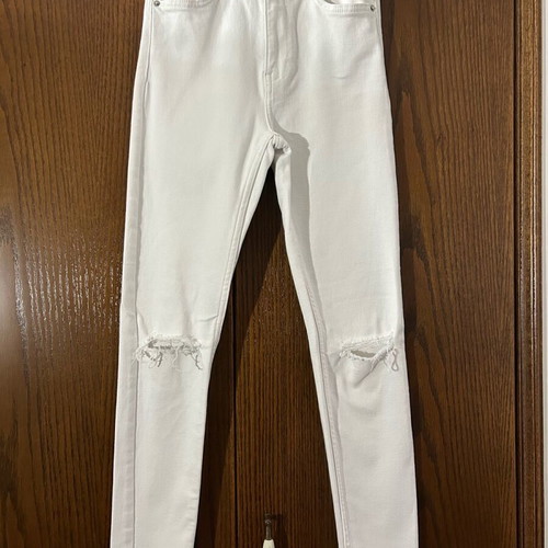 White denim pants new, size XS