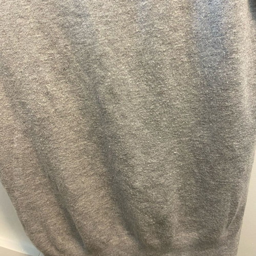 Zara knit short-sleeve T-shirt medium gray like new