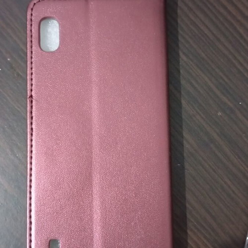 Θήκη κινητού Samsung A10, βυσσινί μεταλλιζέ, καινούργια στο κουτί