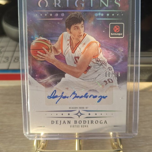 Panini Origins EuroLeague Auto Sticker Dejan Bodiroga 06/99