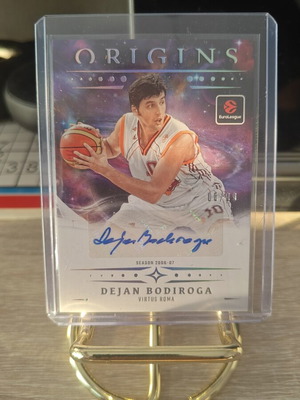 Panini Origins EuroLeague Auto Sticker Dejan Bodiroga 06/99