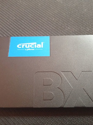 Crucial BX500 240GB SSD used, for external SATA 2.5 disk only