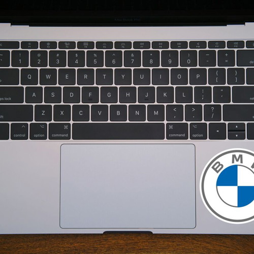 BMW logo sticker made to order, glossy paper