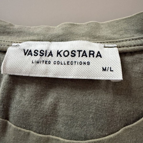 Vassia Kostara tshirt dress with belt, like new, size M/L