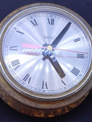 Marine Clock used quartz 55 years old working