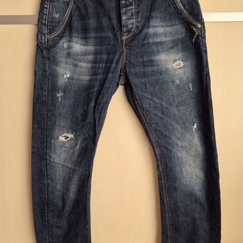Staff Jeans & Co. BEN tapered jeans used, size M, dark blue denim