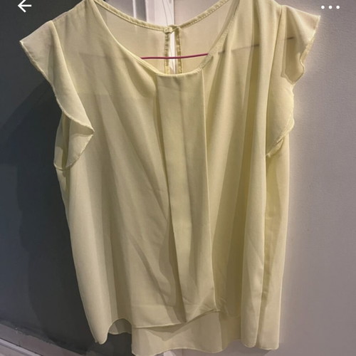 Two yellow blouses like new, size M