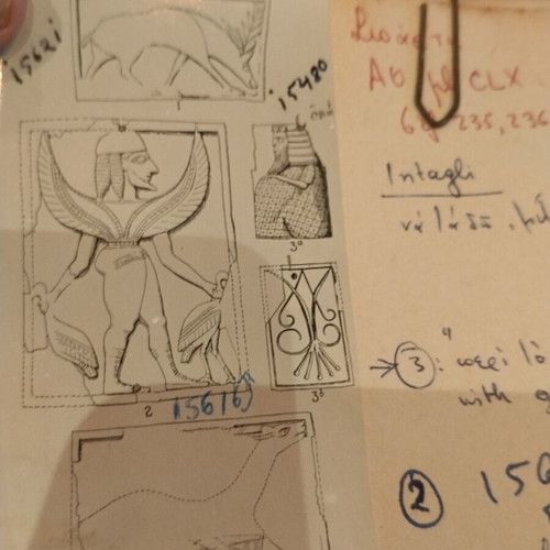 Archaeological diary used with 45+ excavation archives from Sparta and other areas