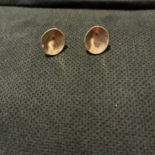 Stainless steel hoop earrings used silver color