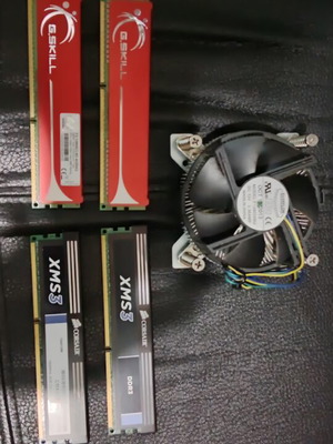 DDR3 8GB Ram και CPU fan σαν καινούργιο