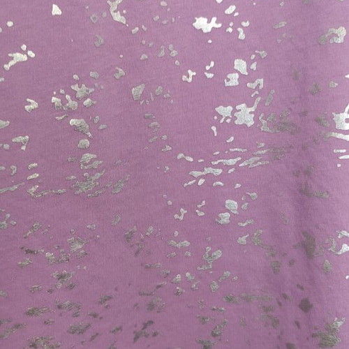 Mat blouse one size new, purple with silver details