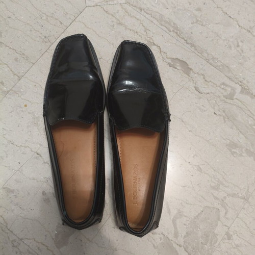 J Bournazos moccasins like new, black, size 40