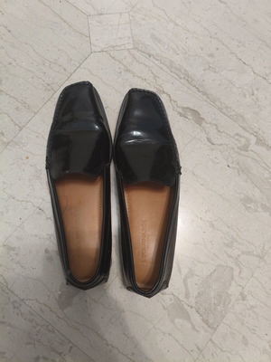 J Bournazos moccasins like new, black, size 40