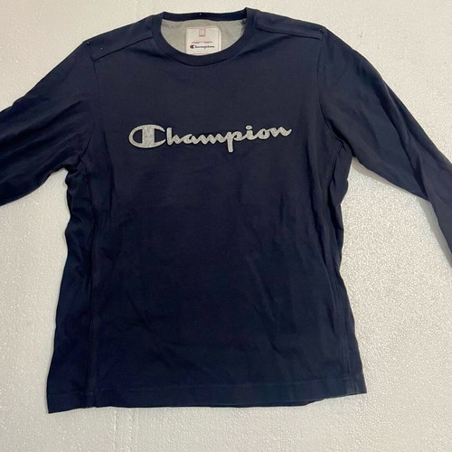 Champion long sleeve T-shirt like new, dark blue, size S
