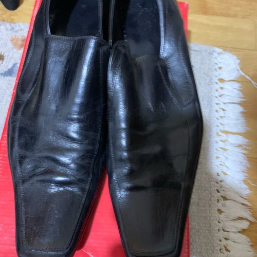 Men's shoes used, black scarpe size 43