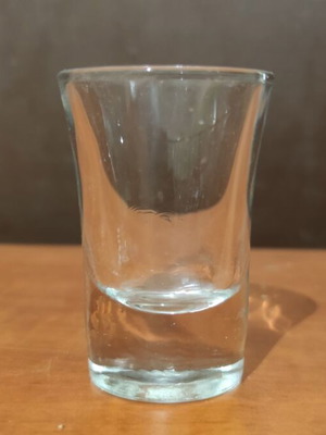 Vintage shot glass set of 6, like new, 80s-90s retro style