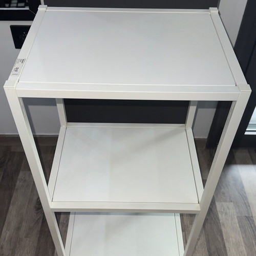 IKEA enhet white metal bathroom or kitchen shelf like new