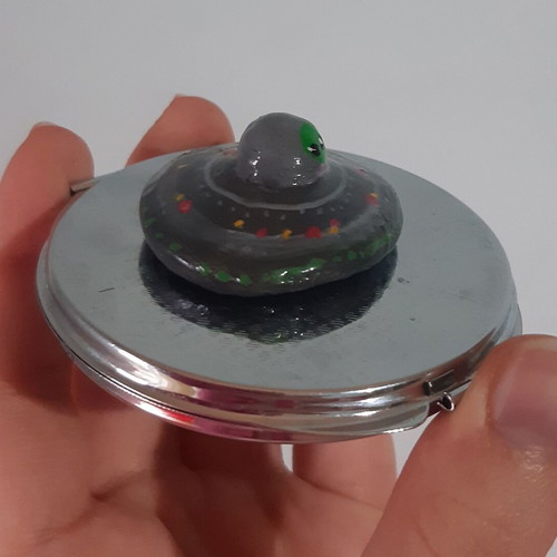 Handmade UFO Alien Charm new