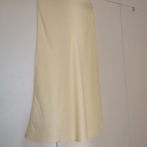Edited pastel skirt medium satin new yellow
