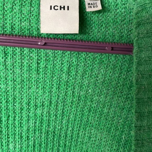 ICHI Long Green Cardigan like new, size XL