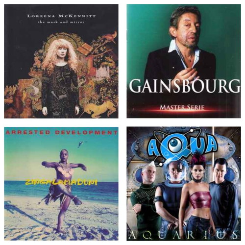 CD collection of 40 rock, pop, electronic and soundtrack albums like new