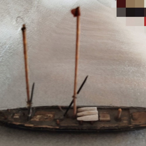 Two vintage ships