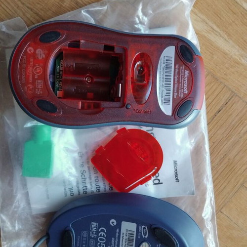 Microsoft Wireless Optical Mouse Blue like new