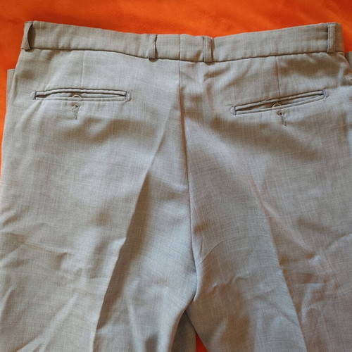 Summer men's pants like new, light gray, size 46