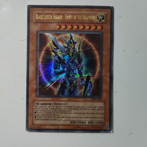 Black Luster Soldier-Envoy of the Beginning card used, creased