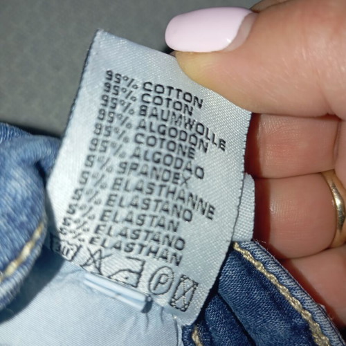 Children's jeans set used, 3 pieces, size 6-7 years, H&M