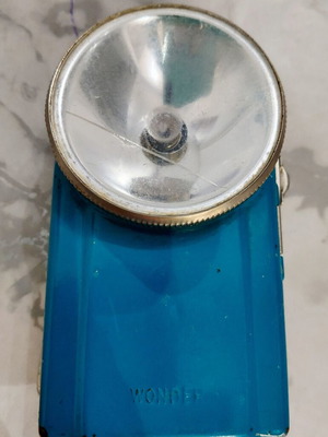 Wonder French blue flashlight 1960s
