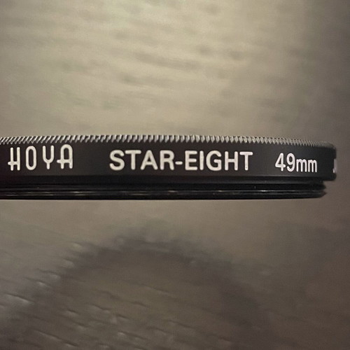 Hoya Star-Eight 49mm vintage lens filter like new
